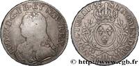 FRANKREICH Écu aux branches d'olivier, buste habillé LOUIS XV THE WELL-BELOVED La Rochelle 1735 (40mm, 28,83g, 6h) -