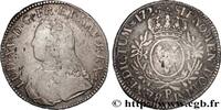 FRANKREICH Écu aux branches d'olivier, buste habillé LOUIS XV THE WELL-BELOVED Dijon 1726 (41mm, 28,87g, 6h) -