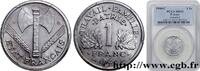 FRANKREICH 1 franc Francisque, légère ETAT FRANÇAIS Castelsarrasin 1944 (23mm, 1,3g, 6h) -