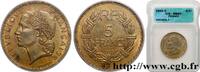 FRANKREICH 5 francs Lavrillier, bronze-aluminium PROVISORY GOVERNEMENT OF THE FRENCH REPUBLIC Castelsarrasin 1945 (31mm, 12g, 6h) -