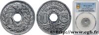 FRANKREICH 10 centimes Lindauer en zinc, Cmes souligné et mil ETAT FRANÇAIS 1941 (21mm, 2,5g, 6h) -