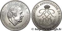 MONACO 100 Francs Rainier III 40e anniversaire de règne MONACO Paris 1989 (31mm, 15,03g, 6h) -