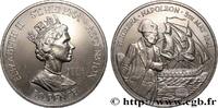 ST. HELENA UND ASCENSION 50 Pence Elisabeth II / mort de Napoléon à St Hélè ST. HELENA UND ASCENSION 1986 (38,50mm, 28,28g, 12h) -