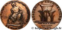 FRANKREICH Médaille, Académie d’Architecture, Archéologie ARCHITECTURE ET ARCHITECTES 1973 (67,5mm, 150,71g, 12h) -