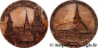 FRANKREICH Médaille, Transfert de l’église St Jean-Baptiste d ÉGLISES ET CATHÉDRALES 51 - Nuisement aux bois 1983 (68mm, 228,06g, 12h) -