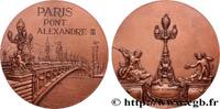 FRANKREICH Médaille, Pont Alexandre III PONTS Monnaie de Paris n.d. (85,5mm, 274,34g, 12h) -