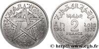 MAROKKO - FRANZÖZISISCH PROTEKTORAT Essai de 2 Francs AH 1370 MAROKKO - FRANZÖZISISCH PROTEKTORAT Paris 1951 (21,92mm, 1,20g, 6h) -