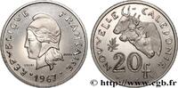 NEUKALEDONIEN Essai de 20 Francs NEUKALEDONIEN Paris 1967 (28,5mm, 10,01g, 6h) -