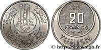 TUNESIEN - Französische Protektorate Essai de 20 Francs TUNESIEN - Französische Protektorate Paris 1950 (22,96mm, 5,48g, 6h) -