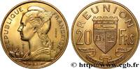 REUNION INSEL Essai de 20 Francs Marianne REUNION INSEL Paris 1955 (23,50mm, 3,87g, 6h) -