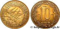 FRANZÖSISCHE EQUATORIAL AFRICA - KAMERUN Essai de 10 Francs FRANZÖSISCHE EQUATORIAL AFRICA - KAMERUN Paris 1958 (23,5mm, 3,70g, 6h) -