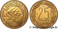 FRANZÖSISCHE EQUATORIAL AFRICA - KAMERUN 25 Francs ESSAI FRANZÖSISCHE EQUATORIAL AFRICA - KAMERUN Paris 1958 (27mm, 7,74g, 6h) -