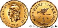 NEUE HEBRIDEN (VANUATU ab 1980) Essai de 1 Franc NEUE HEBRIDEN (VANUATU ab 1980) Paris 1970 (17mm, 2,04g, 6h) -