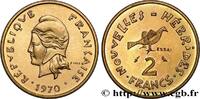 NEUE HEBRIDEN (VANUATU ab 1980) Essai de 2 Francs NEUE HEBRIDEN (VANUATU ab 1980) Paris 1970 (20mm, 2,99g, 6h) -