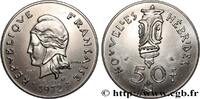 NEUE HEBRIDEN (VANUATU ab 1980) Essai de 50 Francs IEOM NEUE HEBRIDEN (VANUATU ab 1980) Paris 1972 (33mm, 15,13g, 6h) -