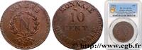 FRANKREICH 10 cent. Anvers à l’N, frappe de l’atelier de Wols GESCHICHTE FRANKREICHS Anvers 1814 (35mm, g, 6h) -