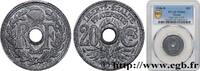 FRANKREICH 20 centimes Lindauer PROVISORY GOVERNEMENT OF THE FRENCH REPUBLIC Beaumont-Le-Roger 1946 (24mm, 3g, 6h) -