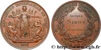 FRANKREICH Médaille, Exposition Universelle EXPOSITIONS UNIVERSELLES 69 - Lyon 1872 (37,5mm, 27,31g, 12h) -