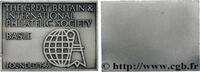 FRANKREICH Plaquette, The Great Britain & International Phila PHILATELIE Suisse, Bâle n.d. (44mm, 41,34g, 12h) -