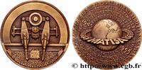 FRANKREICH Médaille, 20e anniversaire de l’entreprise Matisa ENTREPRISES, INDUSTRIES ET COMMERCES DIVERS Suisse 1955 (59mm, 120,8g, 12h) -
