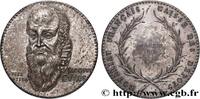 FRANKREICH Médaille, Jacques Cujas, Notariat français, caisse NOTAIRES DU XIXe SIECLE 1975 (59,5mm, 134,44g, 12h) -
