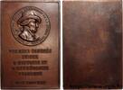 FRANKREICH Plaquette, Premier congrès d’histoire et d’archéol HISTOIRE ET ARCHÉOLOGIE Suisse, Fribourg 1918 (60,5mm, 88,24g, 12h) -