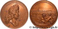 FRANKREICH Médaille, Strasbourg fortifiée, refrappe LOUIS XIV LE GRAND OU LE ROI SOLEIL Monnaie de Paris (1681)/1967 (71,5mm, 153,15g, 12h) -