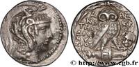 Hellenistic 1 (323 BC to 188 BC) Tétradrachme stéphanophore ATTIKA - ATHEN Athènes, Attique c. 130-129 AC. (27,5mm, 16,54g, 12h) -
