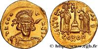 THE HERACLIUS DYNASTY (602-717) Solidus CONSTANTINUS IV, HERACLIUS und TIBERIUS Constantinople 674-681 (19,5mm, 4,37g, 6h) -