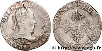 FRANKREICH Franc au col plat HENRY III Paris 1576 (32mm, 13,83g, 5h) -