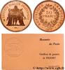 FRANKREICH Piéfort en Or de 50 francs Hercule PIÉFORTS Pessac 1977 (41mm, 102g, 6h) -