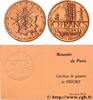 FRANKREICH Piéfort en Or de 10 francs Mathieu, tranche B PIÉFORTS Pessac 1977 (26mm, 38,9g, 6h) -