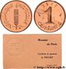 FRANKREICH Piéfort en Or de 1 centime Épi PIÉFORTS Pessac 1977 (15mm, 7,5g, 6h) -
