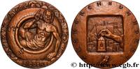 FRANKREICH Médaille, Diogène par Louis Muller PHILOSOPHES Monnaie de Paris 1955 (68,5mm, 199,58g, 12h) -