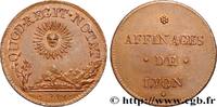 FRANKREICH Jeton Cu 29, affinages CORPORATIONS DE LYON ET DU LYONNAIS 1744 (29,5mm, 7,35g, 6h) -