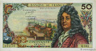 FRANKREICH 50 Francs RACINE FRANKREICH 50 Francs RACINE 1970 fST -