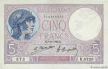 FRANKREICH 5 Francs FEMME CASQUÉE FRANKREICH 5 Francs FEMME CASQUÉE 1922 VZ -