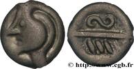 FRANKREICH Potin aux chevrons, classe Ib GALLIEN - BELGICA - BELLOVACI (Region die Beauvais) Beauvais (60) c. 50-20 AC. (16mm, 2,54g, 9h) -