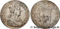 FRANKREICH Écu, portrait à la mèche longue LOUIS XIV THE SUN KING Paris 1653 (38,5mm, 26,95g, 6h) -