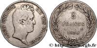 FRANKREICH 5 francs type Tiolier sans le I, tranche en relief LUDWIG PHILIPP I Paris 1830 (37mm, 24,51g, 6h) -