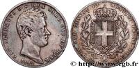 ITALIEN - KÖNIGREICH SARDINIEN - KARL ALBERT 5 Lire ITALIEN - KÖNIGREICH SARDINIEN - KARL ALBERT Gênes 1842 (37mm, 24,76g, 6h) -