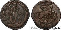 RUSSLAND - KATHARINA II 1 Denga (1/2 Kopeck) RUSSLAND - KATHARINA II Ekaterinbourg 1795 (21mm, 4,45g, 12h) -