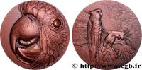 FRANKREICH Médaille, Cacatoès ANIMAUX Monnaie de Paris 1972 (71,50mm, 172,86g, 12h) -