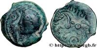 FRANKREICH Bronze VIIRICIVS, classe I GALLIEN - BELGICA - PAGUS CATUSLUGI - Das Heiligtum des BOIS L'ABBÉ (Seine-Maritime) c. 50-40 AC. (15mm, 2,60g, 9h) -