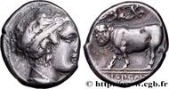 Classic 3 (350 BC to 323 BC) Nomos, statère ou didrachme KAMPANIEN - NEAPOLIS Naples, Campanie c. 300-275 AC. (19mm, 7,45g, 11h) -