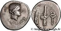 THE REPUBLIC (280 BC to 27 BC) Denier NORBANA Rome 83 AC. (19mm, 3,93g, 3h) -