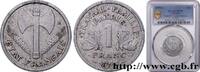 FRANKREICH 1 franc Francisque, légère, petit c ETAT FRANÇAIS Castelsarrasin 1944 (23mm, 1,3g, 6h) -