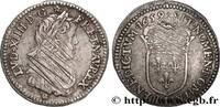 FRANKREICH Douzième d'écu, portrait à la mèche longue LOUIS XIV THE SUN KING Limoges 1659 (20,5mm, 2,22g, 6h) -
