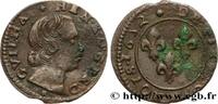 FRANKREICH Denier tournois, type 4 PRINCIPAUTY OF ORANGE - GUILLAUME-HENRY OF NASSAU Orange 1652 (16mm, 1,16g, 6h) -
