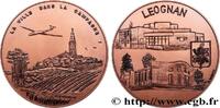 FRANKREICH Médaille, Leognan BORDELAIS - VILLES, ENTREPRISES ET VINS 33 - Leognan n.d. (81mm, 283,21g, 12h) -